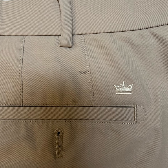 Peter Millar Performance Shorts, Khaki, Size 38 - Picture 7 of 9